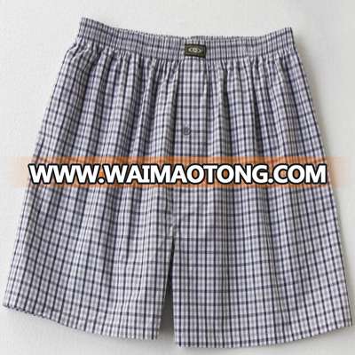 Cheap wholesale printed woven boxer shorts 100 cotton underwear men