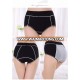 High waist cotton period panties with front pocket for women