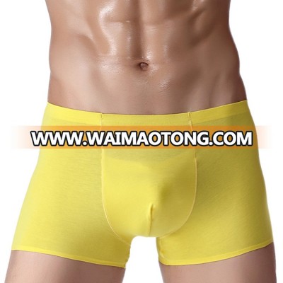 Design your own design solid color seamless plain boxer shorts men private label