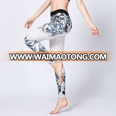 Professional oem odm service custom wholesale bodybuilding printed womens sports leggings