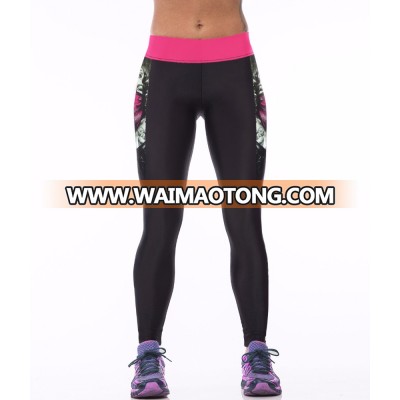 Hot sale in US Canada 88 polyester 12 spandex womens fashion leggings