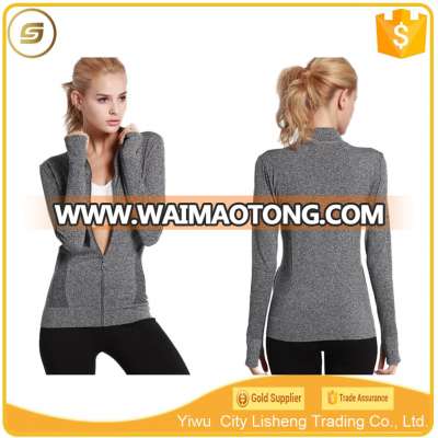 Athletic apparel manufacturers custom sports jacket wholesale gym wear women