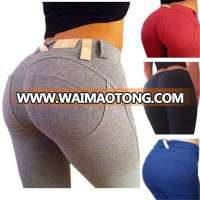 YOUME Sexy Fitness Pants Cotton Bottom High Elastic Plus S-XL Push Up Pants Women Leggings Bodybuilding Leggins